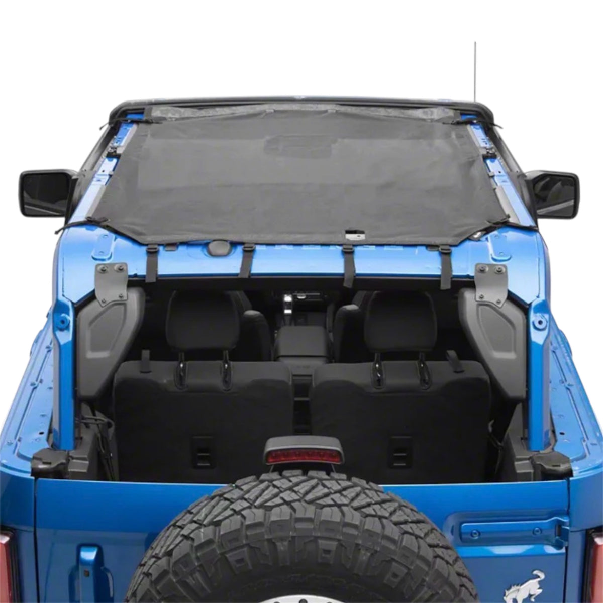 Bestop Safari Bimini Mesh Bikini Top for 2021+ Ford Bronco 2-Door - 52422-11