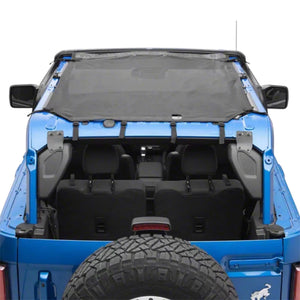 Bestop Safari Bimini Mesh Bikini Top for 2021+ Ford Bronco 2-Door - 52422-11
