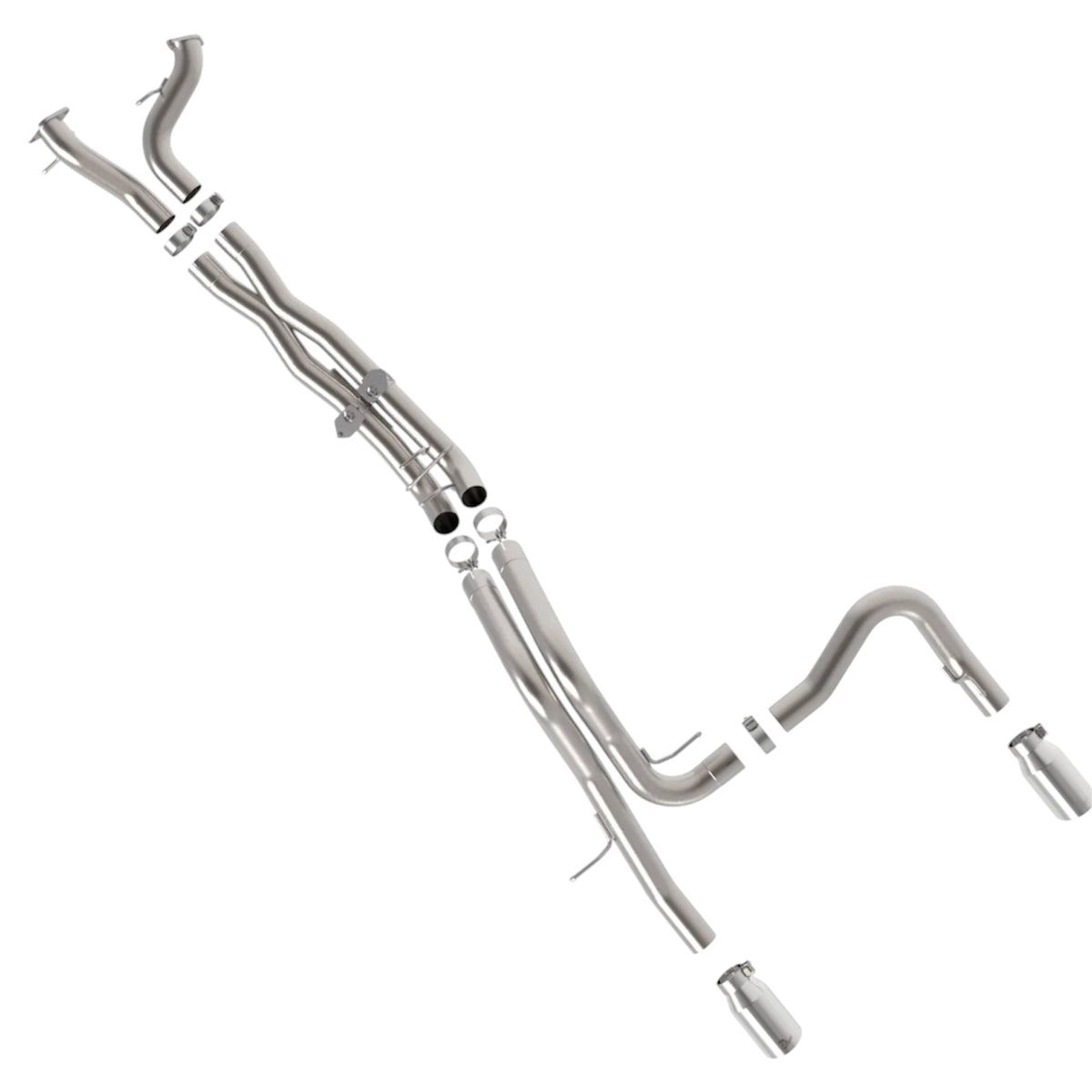 aFe Vulcan Series Cat-Back Exhaust 3in 304SS Polished Tips - 2022+ Ford Bronco V6 3.0L TT