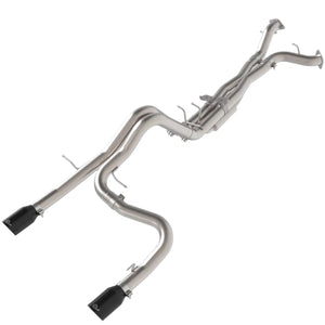 aFe Vulcan Series 3" 304SS Cat-Back Exhaust System w/ Black Tips - 2022+ Ford Bronco V6 3.0L TT