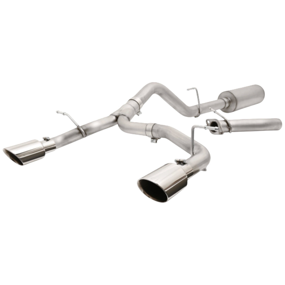 Gibson 69551 Cat-Back Dual Split Exhaust - 2021-2026 Ford Bronco 4DR Stainless
