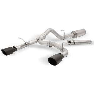 Gibson 69551B Black Elite Cat-Back Dual Split Exhaust 2021-2026 Ford Bronco 2.3L\2.7L 4-Door