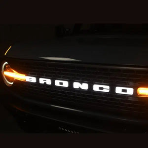 Putco Luminix Ford Bronco LED Grille Emblem for 2021+ Ford Bronco w/o Front Camera | put92851