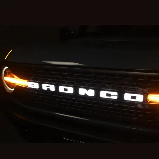 Putco Luminix Ford Bronco LED Grille Emblem for 2021+ Ford Bronco w/o Front Camera