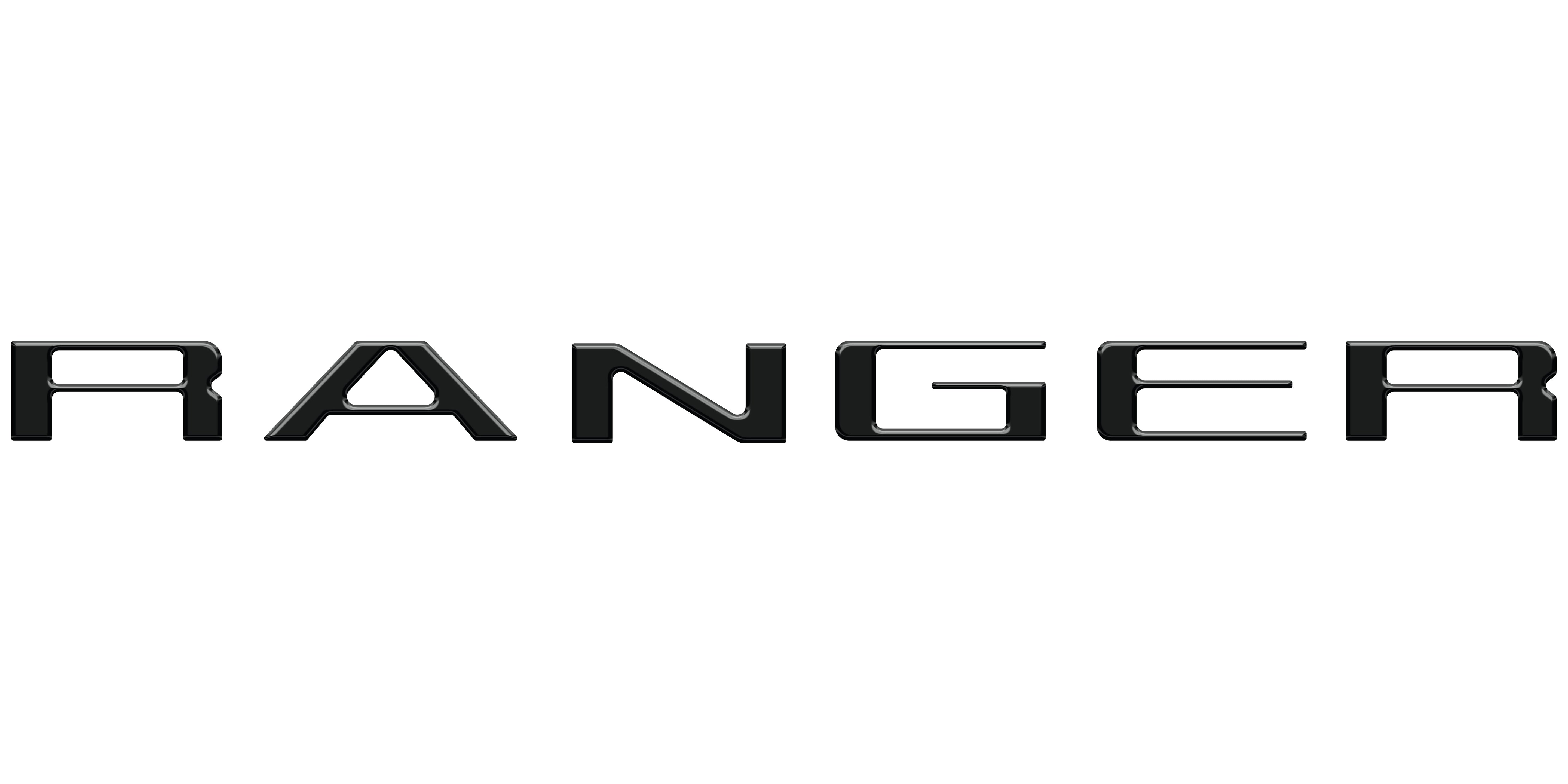 tuf-RAG024-RBS-M · Tufskinz Tailgate Letter Inserts Fits 2024-2025 Ford Ranger Reflective BlackShadow
