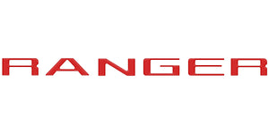 tuf-RAG024-RBS-M · Tufskinz Tailgate Letter Inserts Fits 2024-2025 Ford Ranger Reflective BlackShadow