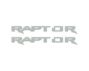 Tufskinz Raptor Running Board Emblem Overlays Fits 2024+ Ford Ranger Raptor- Hot Pepper Red