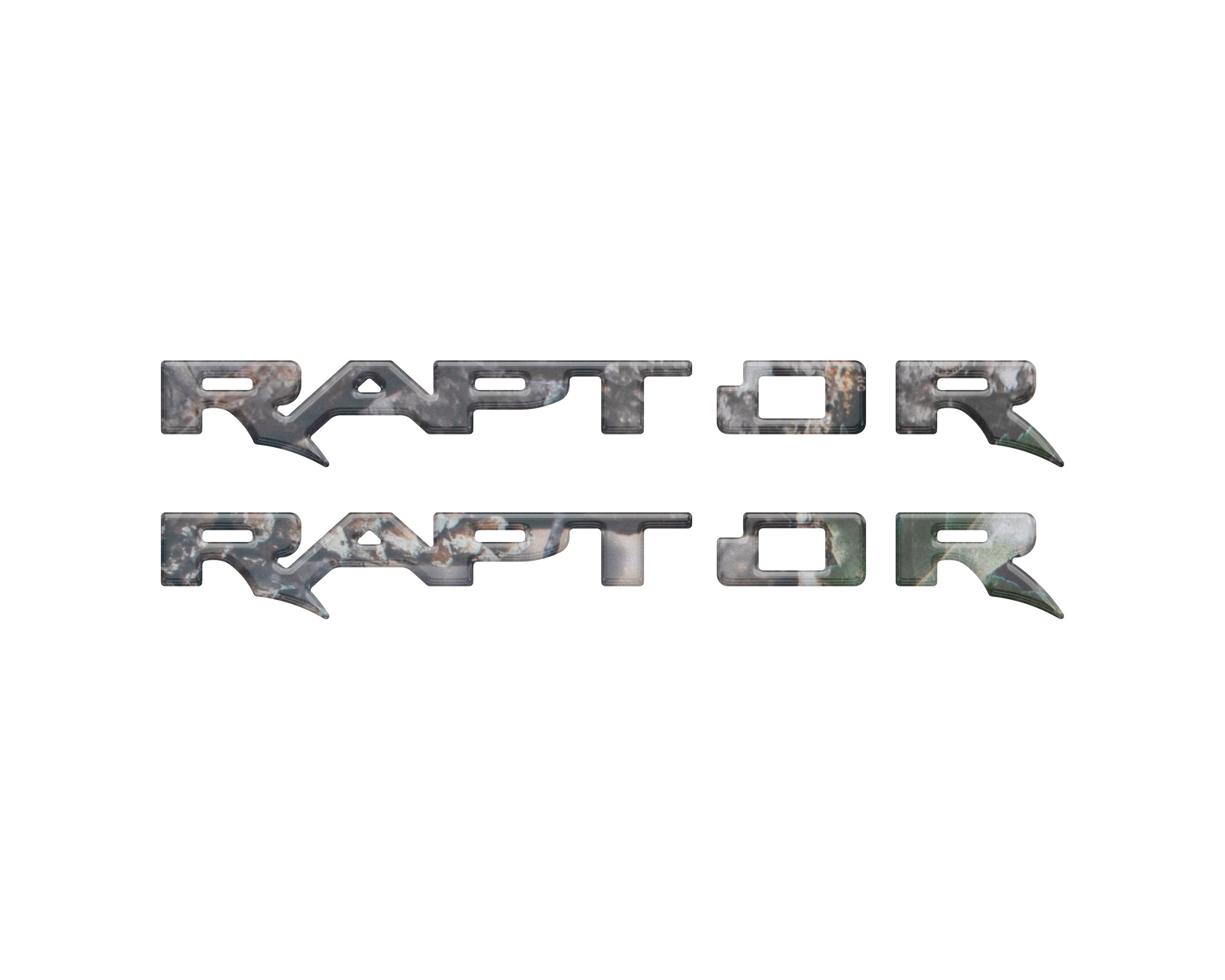 Tufskinz Raptor Running Board Emblem Overlays Fits 2024+ Ford Ranger Raptor- Hot Pepper Red