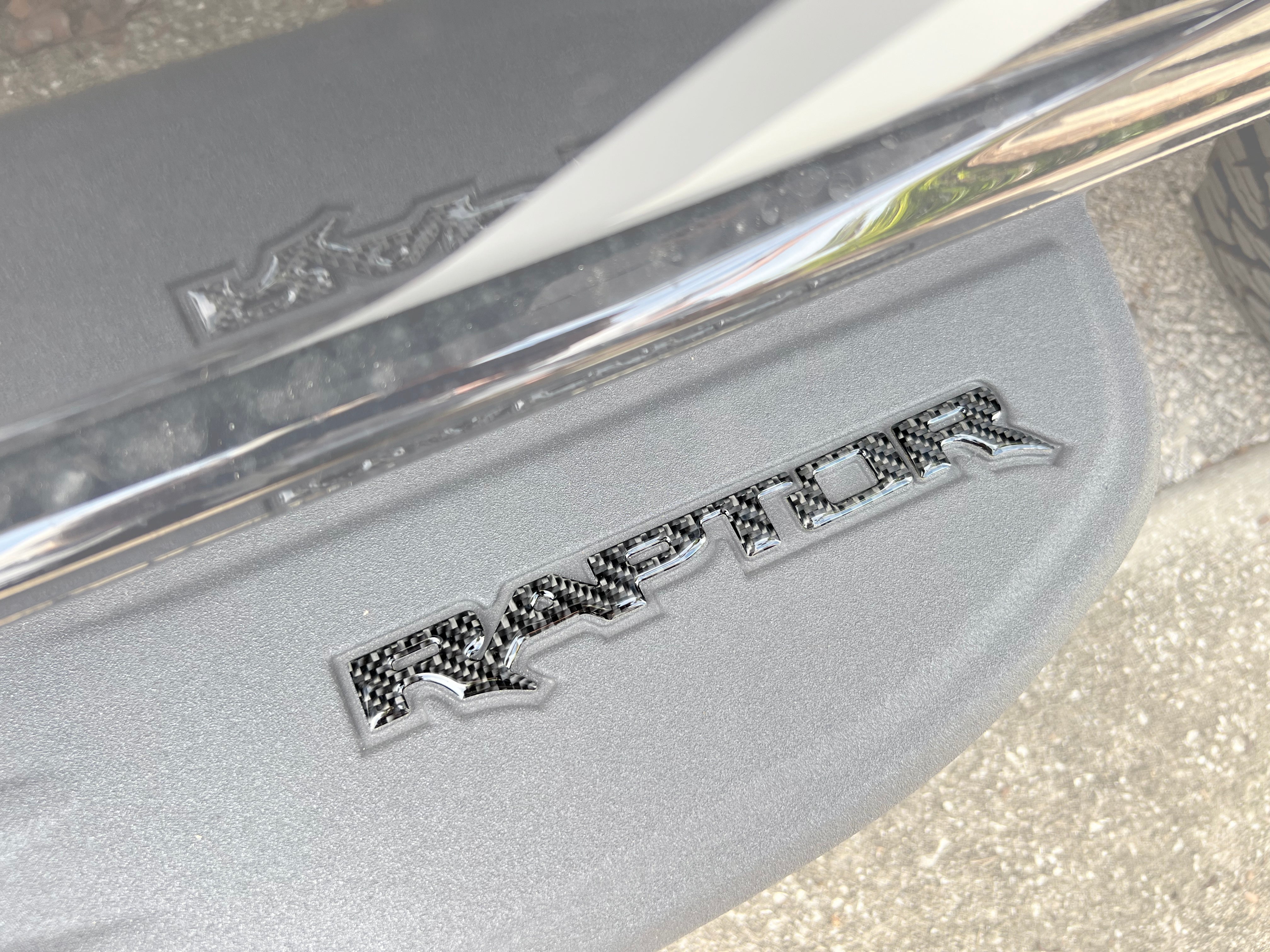 Tufskinz Raptor Running Board Emblem Overlays Fits 2024+ Ford Ranger Raptor- Hot Pepper Red