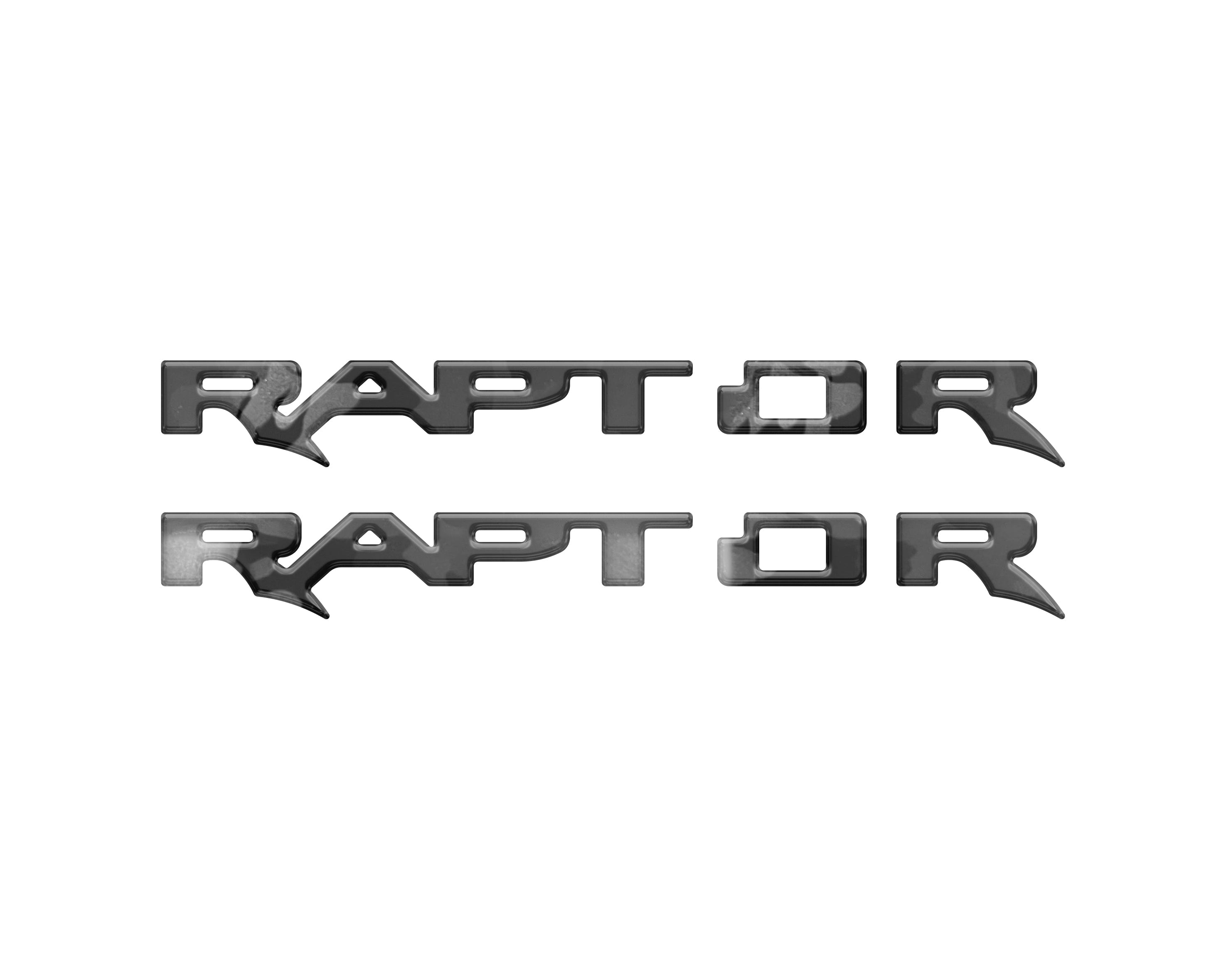 Tufskinz Raptor Running Board Emblem Overlays Fits 2024+ Ford Ranger Raptor- Hot Pepper Red