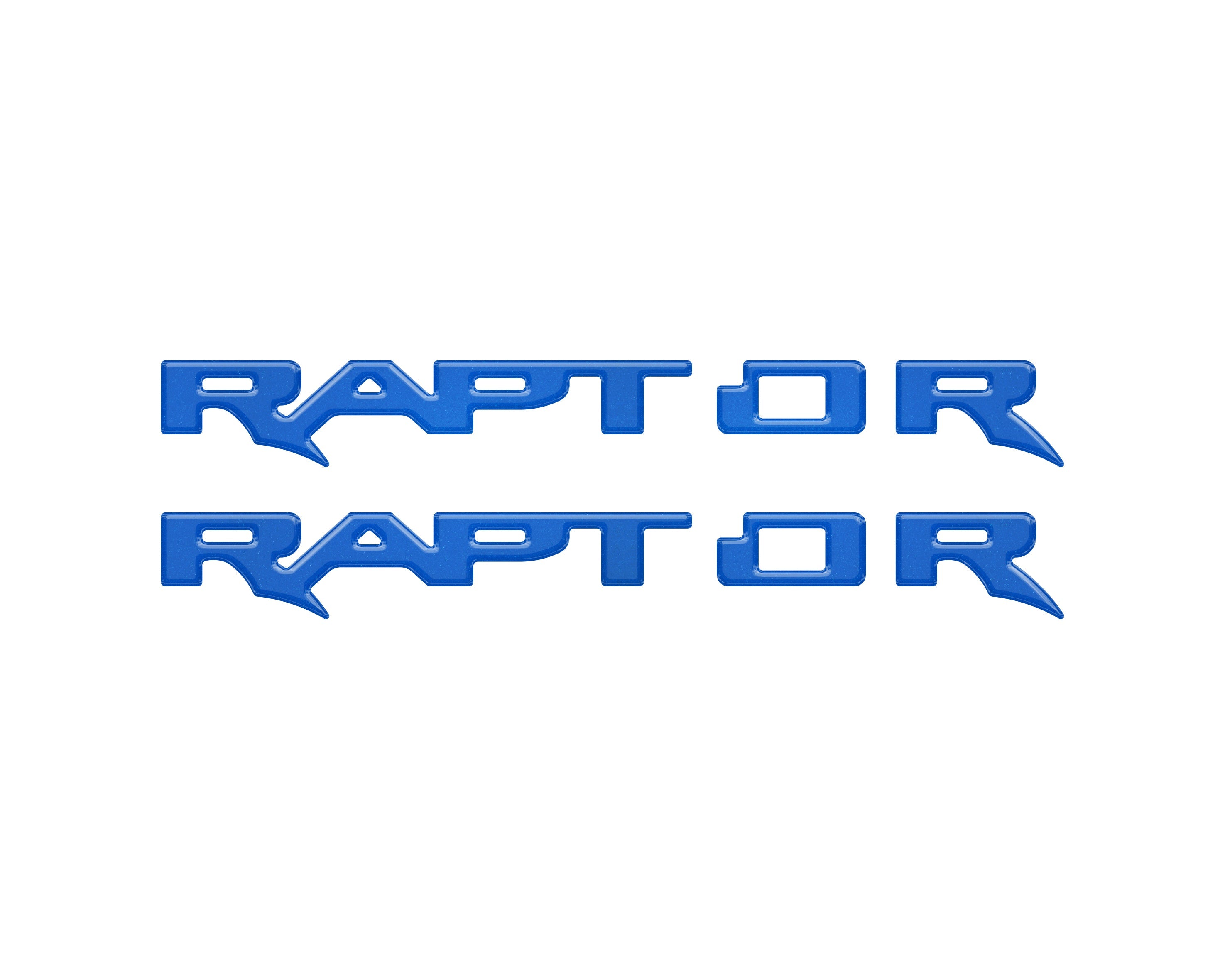 Tufskinz Raptor Running Board Emblem Overlays Fits 2024+ Ford Ranger Raptor- Hot Pepper Red