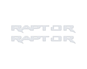 Tufskinz Raptor Running Board Emblem Overlays Fits 2024+ Ford Ranger Raptor- Hot Pepper Red