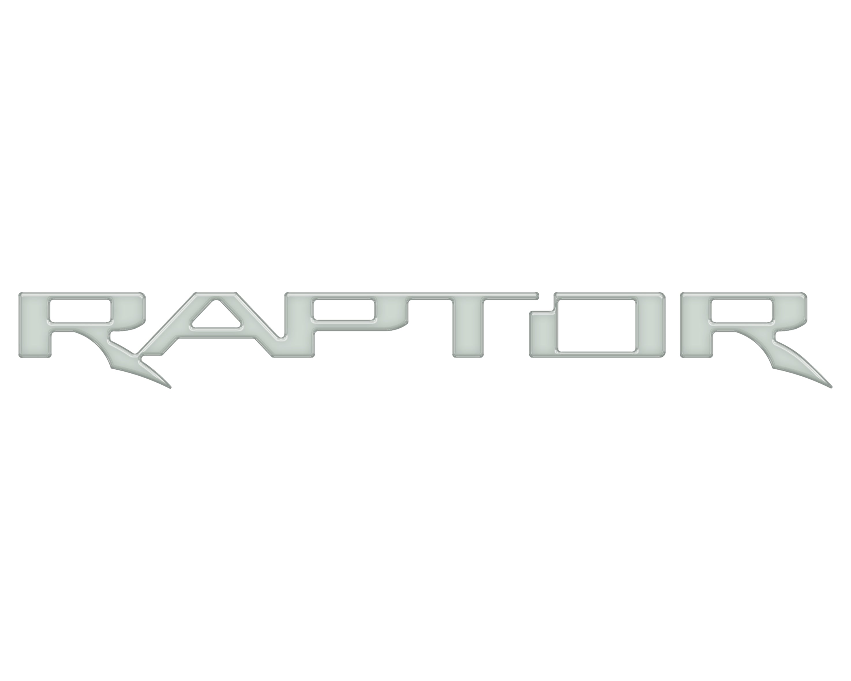 Tufskinz Raptor Tailgate Emblem Inserts Fits 2024+ Ford Ranger