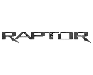 Tufskinz Raptor Tailgate Emblem Inserts Fits 2024+ Ford Ranger- Cyber Orange