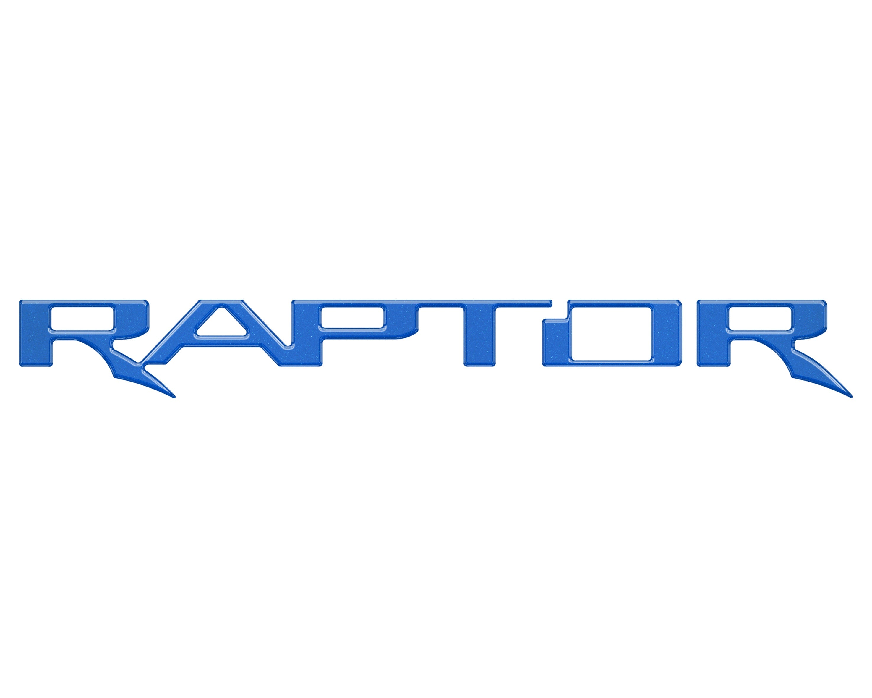 Tufskinz Raptor Tailgate Emblem Inserts Fits 2024+ Ford Ranger- Cyber Orange