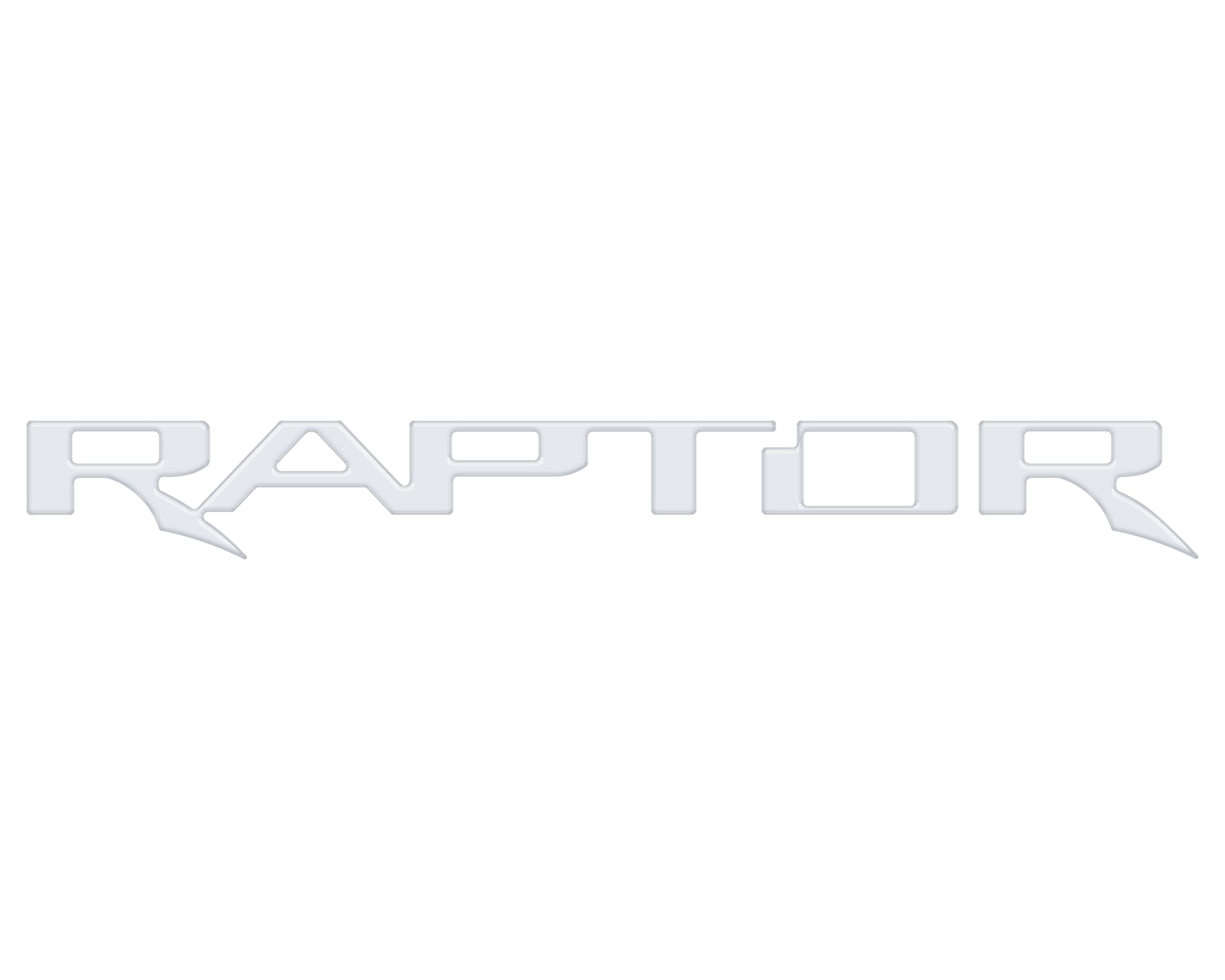Tufskinz Raptor Tailgate Emblem Inserts Fits 2024+ Ford Ranger- Cyber Orange