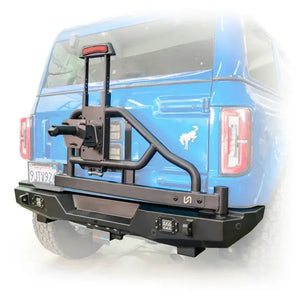 Turn Offroad 2021+ Ford Bronco Swing Out Tire Carrier Rear Bumper 1 of 2 | RB4-M1