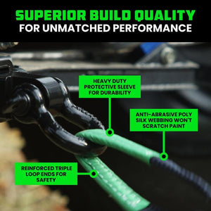Rhino USA 20Ft Tow Strap/Hitch Combo | RNO-20STRAPHITCH