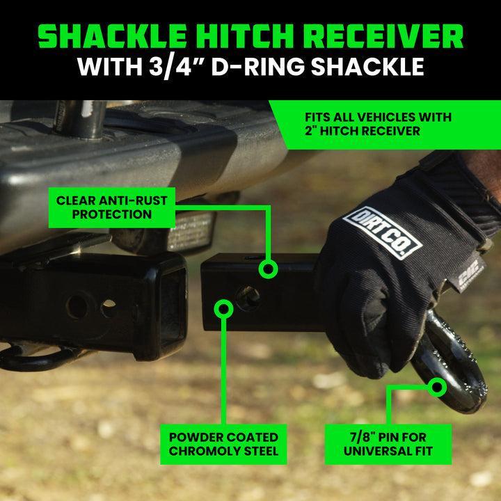 Rhino USA 20Ft Tow Strap/Hitch Combo | RNO-20STRAPHITCH