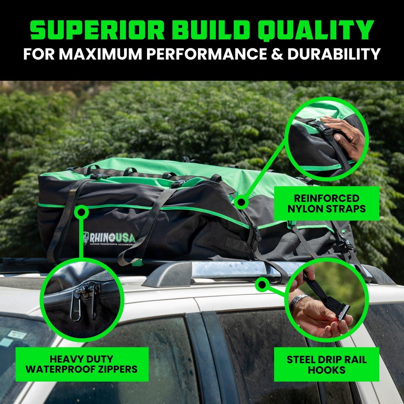 Rhino USA Roof Top Storage Bag - Large | ROOFTOP-BAG-L