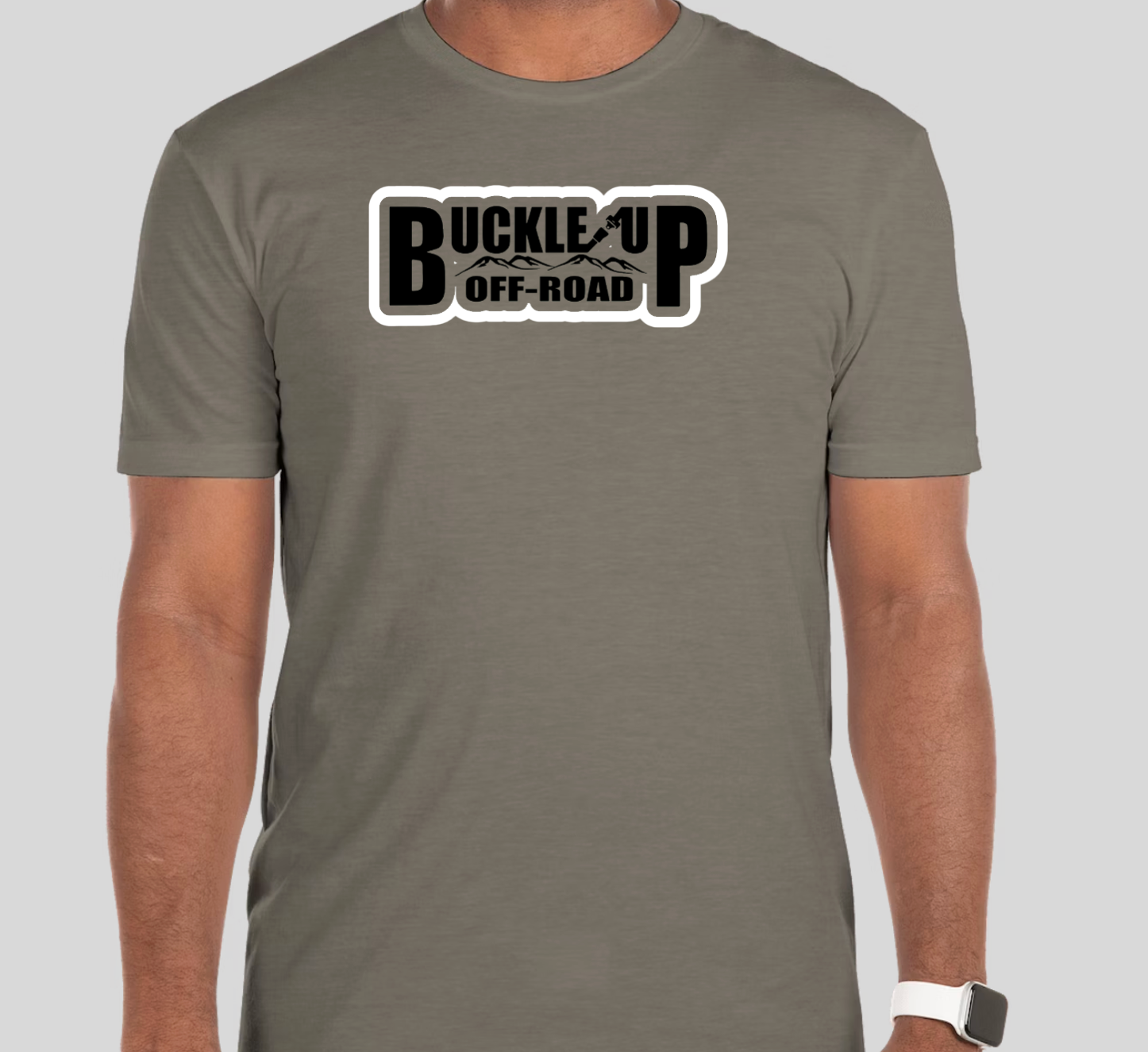 Buckle Up Off-Road T-Shirt Light Olive - 2XL