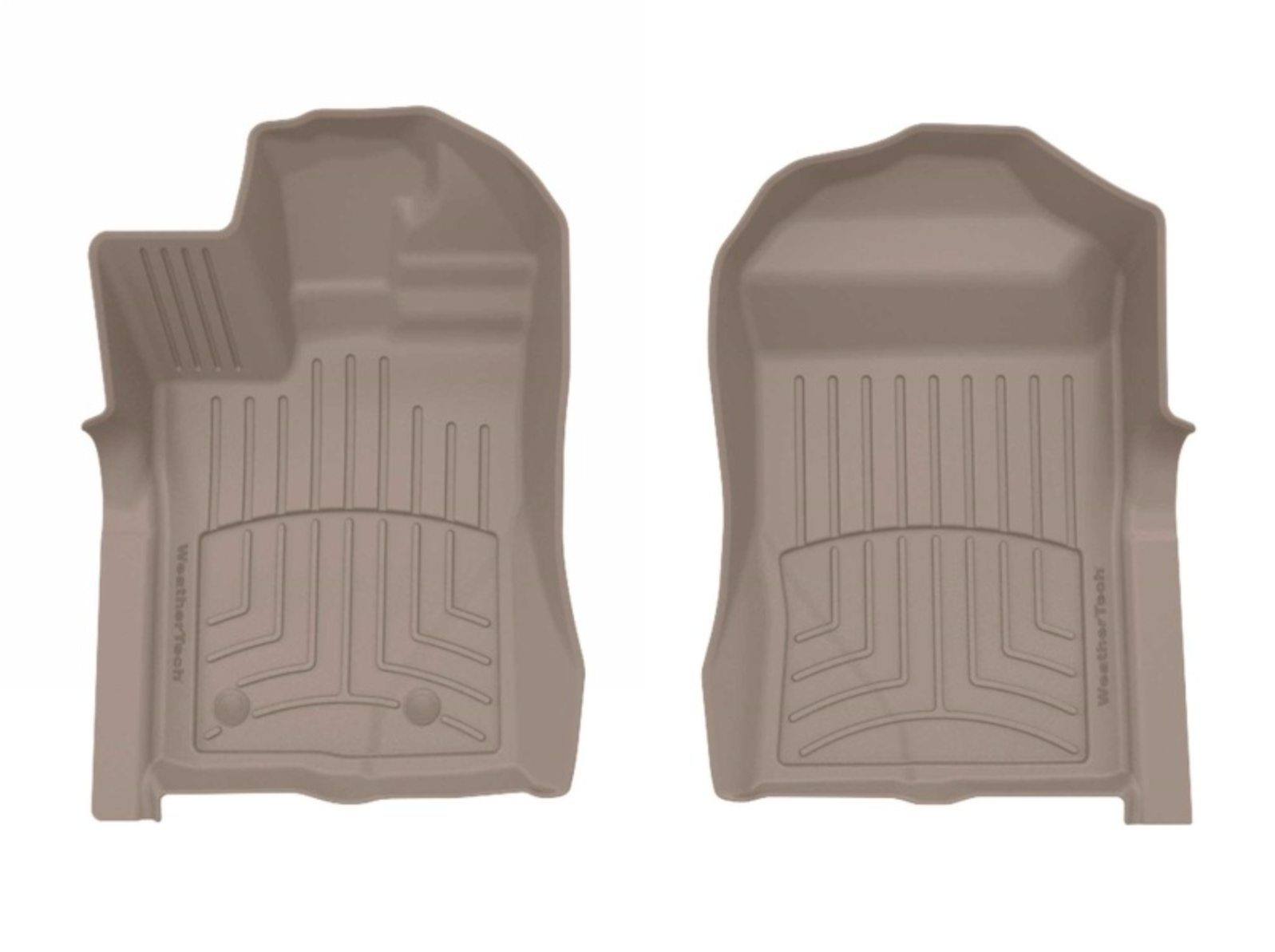 WeatherTech FloorLiner HP Front Floor Mats Tan - 2024+ Ford Ranger | 4518491IM