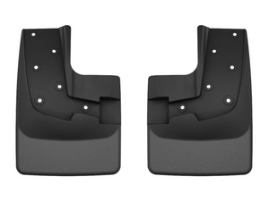 WeatherTech No Drill Mud Flaps 110187 (Front) - 2024-2026 Ford Ranger Raptor Supercrew | Black