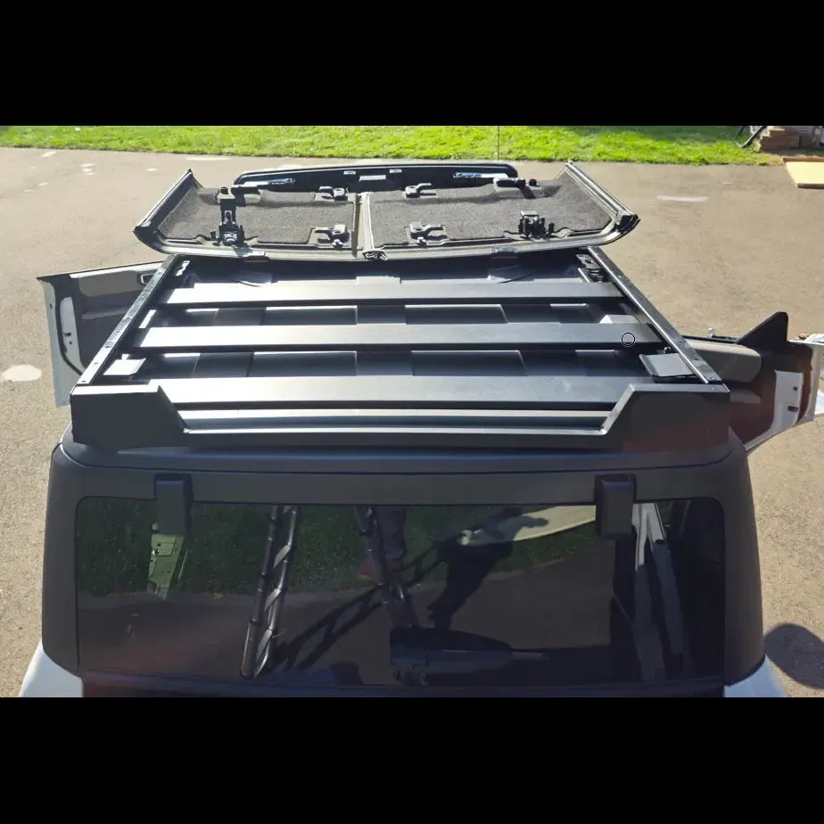 EZ4x4 3 Panel Rack System Full Flip Top Front & Middle Panel Holder for 2021+ Ford Bronco (4 Door)