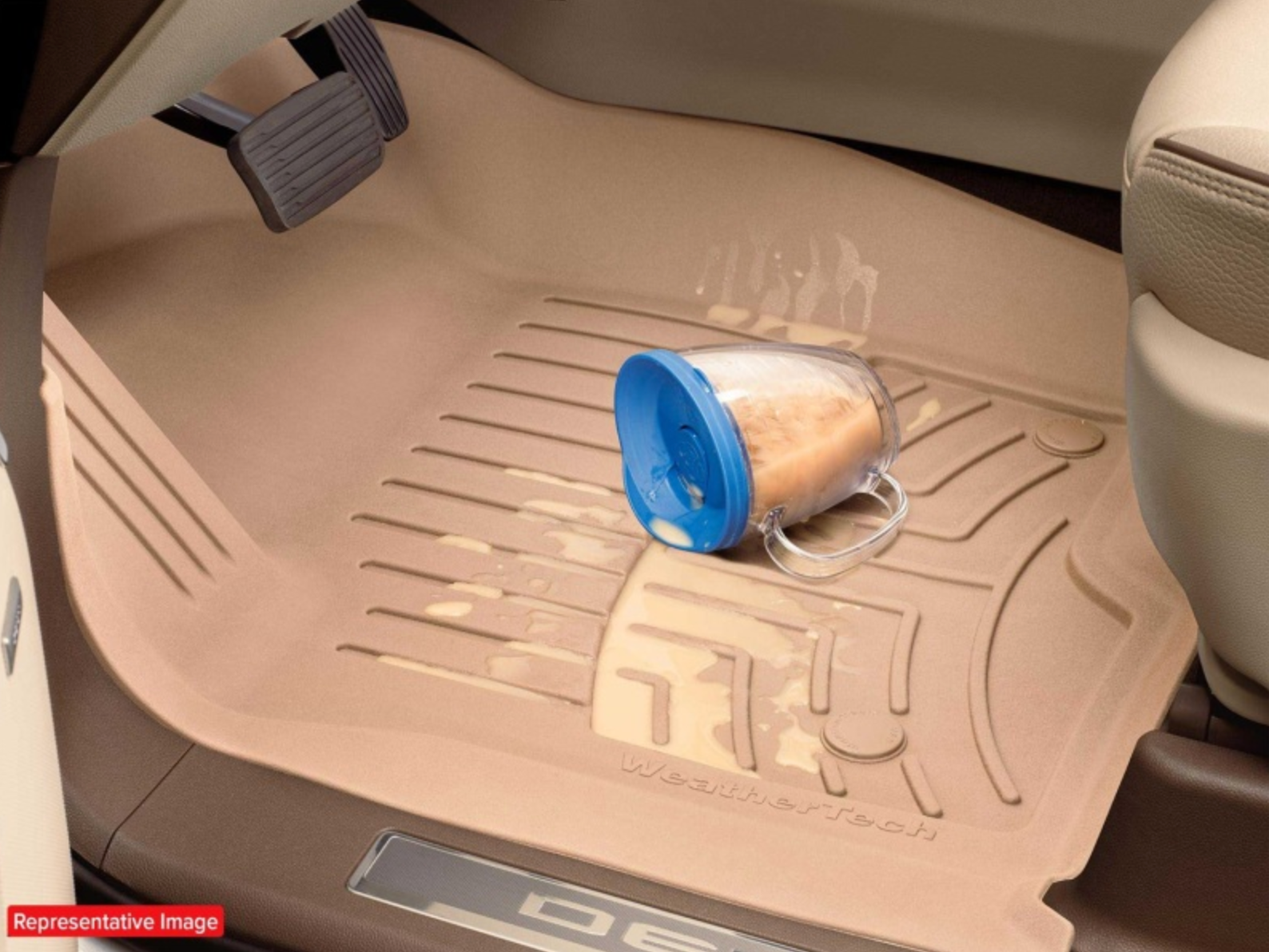 WeatherTech FloorLiner HP Front Floor Mats - 2024+ Ford Ranger Black | 4418491IM