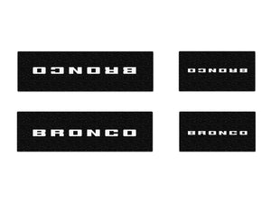 Tufskinz Door Sill Protection Overlays Fits 2021-2025 Ford Bronco