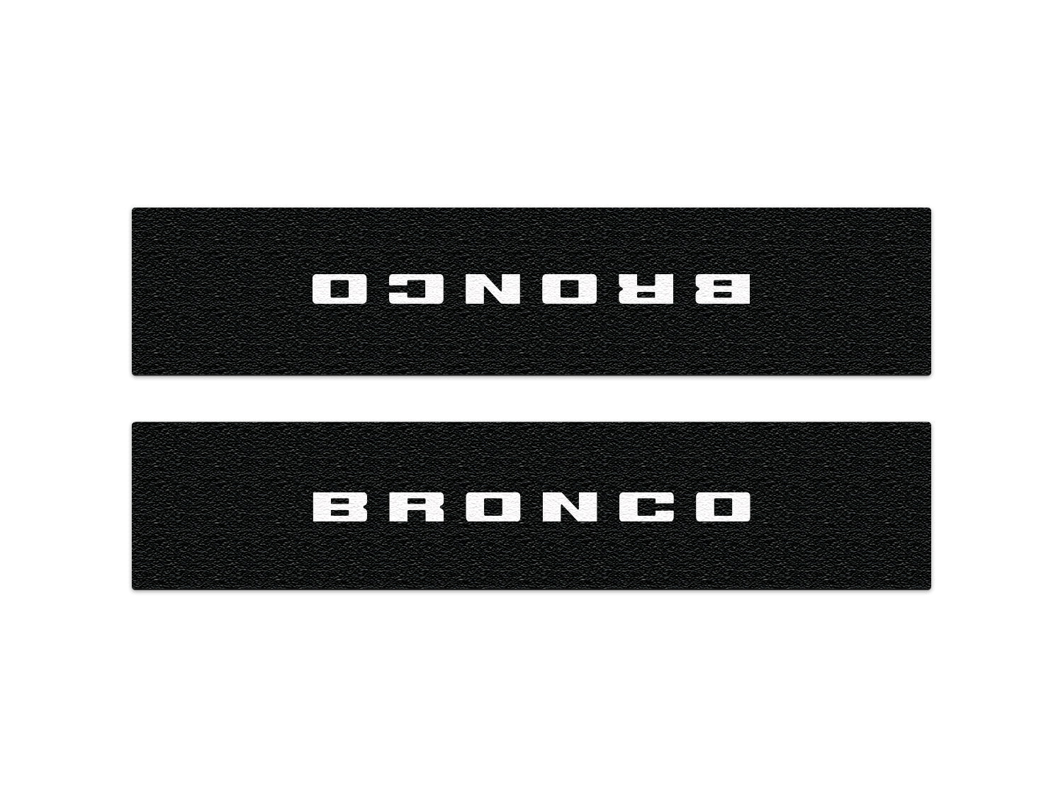 Tufskinz Door Sill Protection Overlays Fits 2021-2025 Ford Bronco