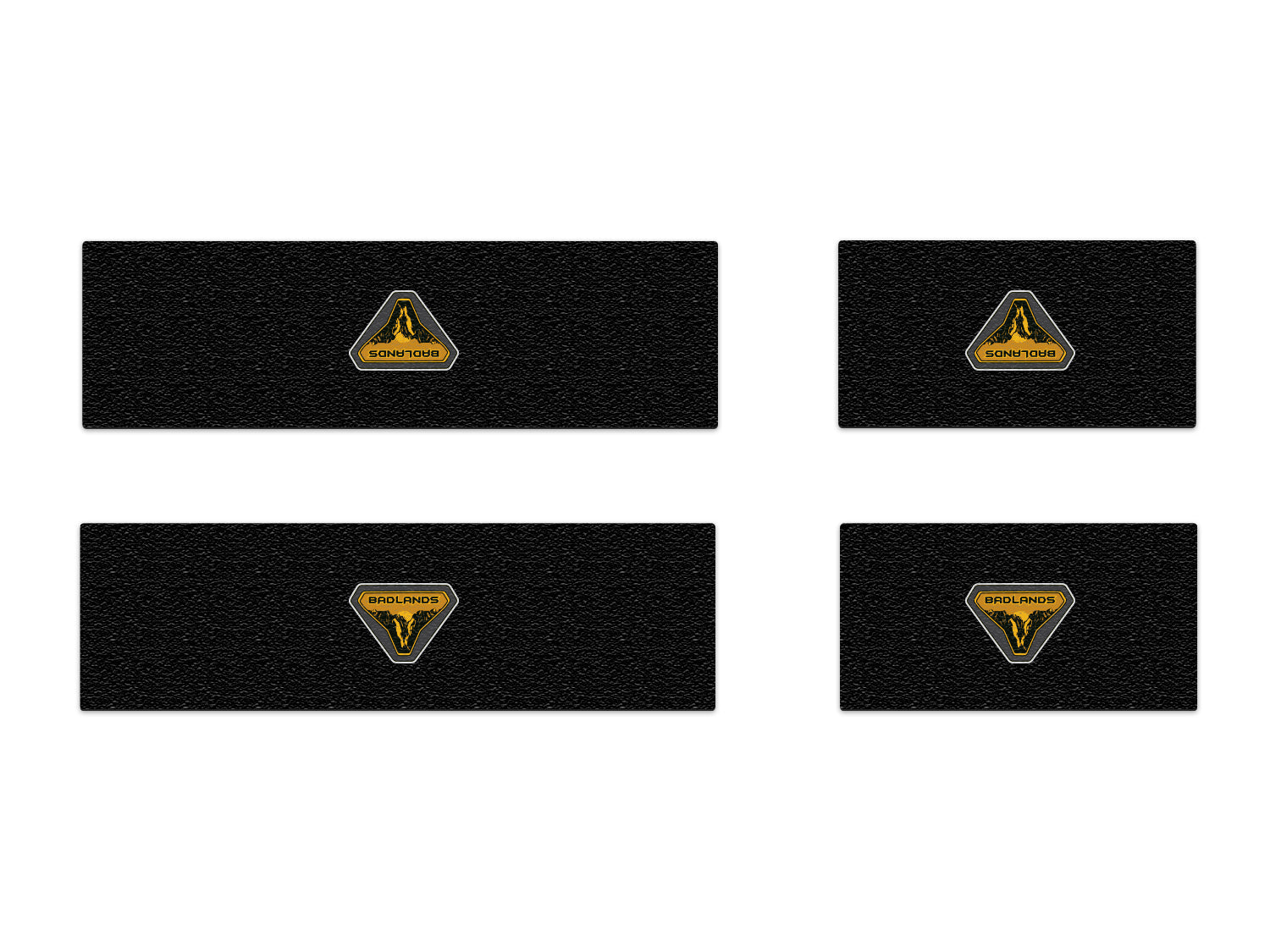 Tufskinz Door Sill Protection Overlays Fits 2021-2025 Ford Bronco