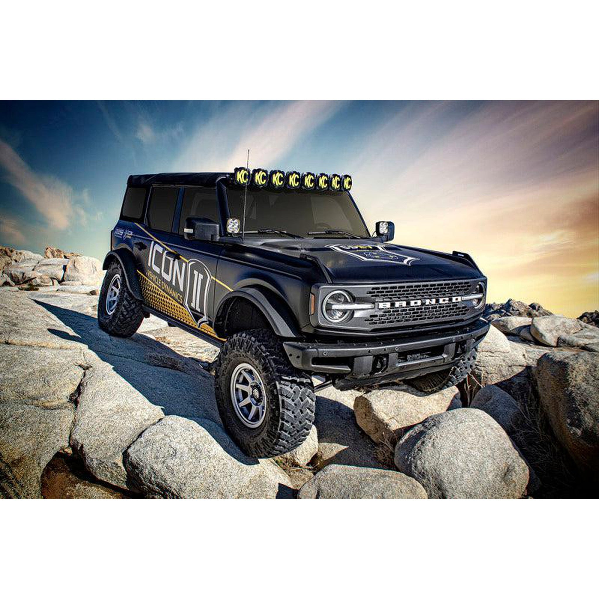 ICON Hoss 2.0 Front EXP Coilover 2.5in for 2021+ Ford Bronco | ico48602