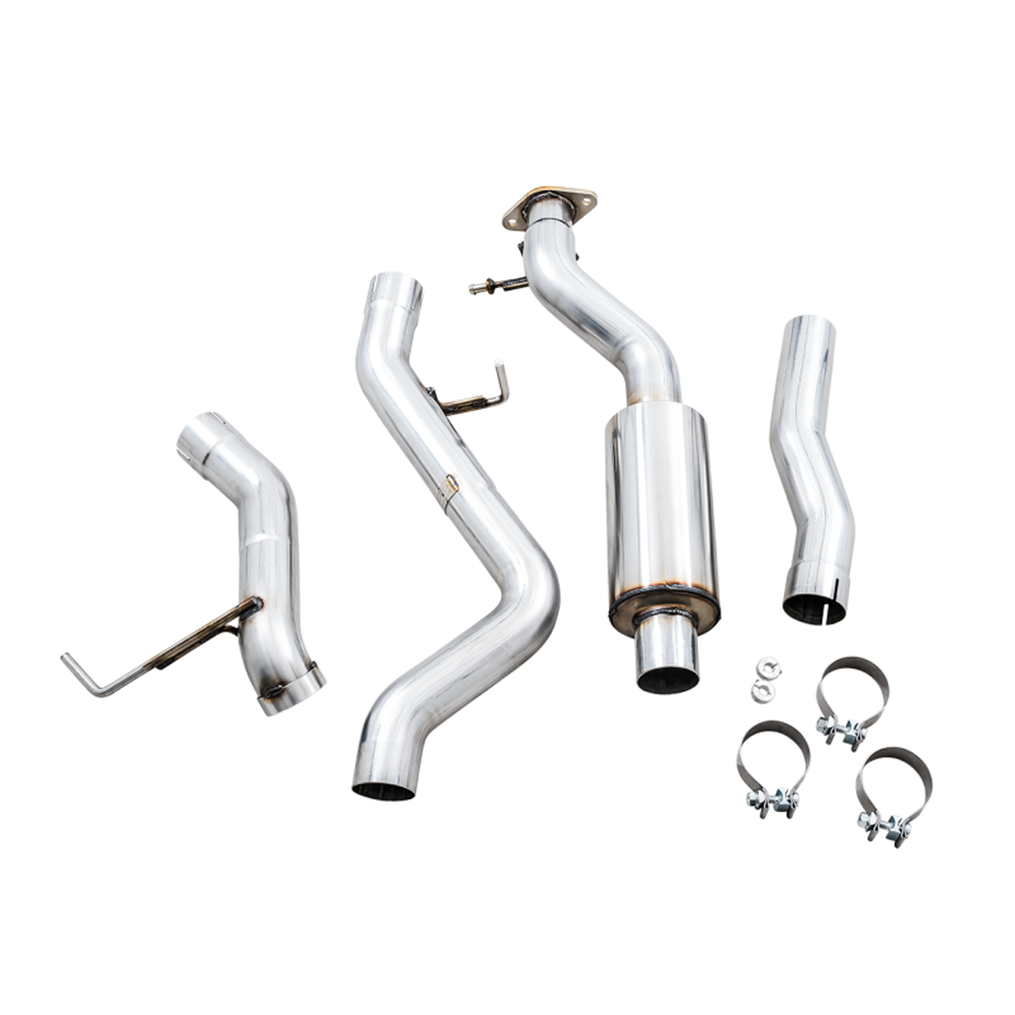 AWE Tuning 2021+ Ford Bronco 0FG Exhaust (No Tips) w/ Bash Guard