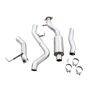 AWE Tuning 2021+ Ford Bronco 0FG Exhaust (No Tips) w/ Bash Guard