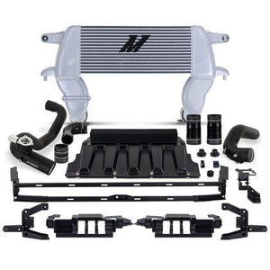 Mishimoto High-Mount Intercooler Kit for 2021-2024 Ford Bronco 2.3L (Silver Intercooler, Black Pipes) | MMINT-BR23-21HKSLBK