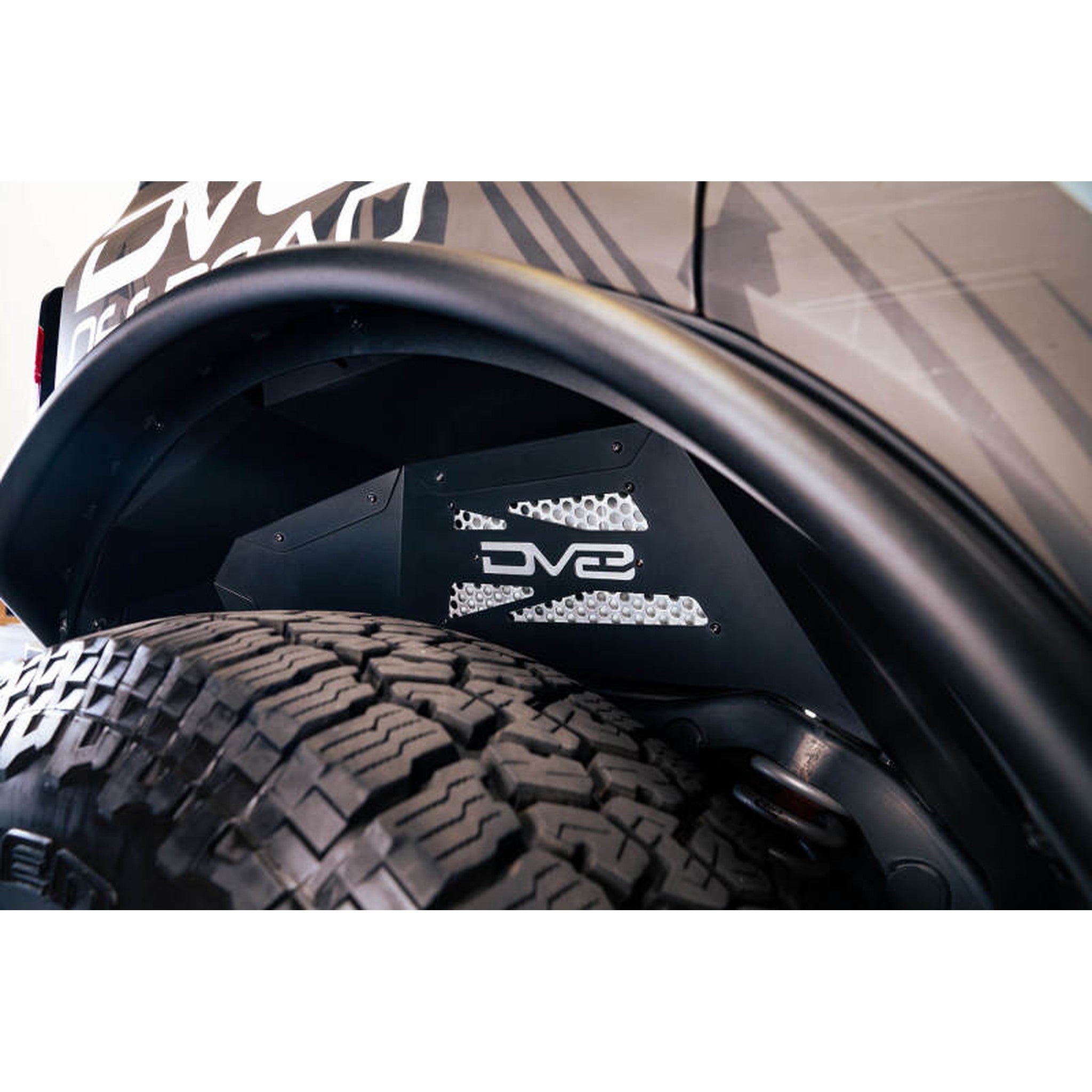 DV8 Offroad Rear Inner Fender Liners for 2021+ Ford Bronco | dveINFEND-05RB