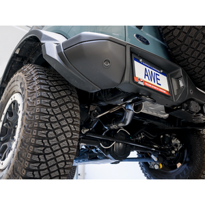 AWE Tuning 2021+ Ford Bronco 0FG Exhaust (No Tips) w/ Bash Guard