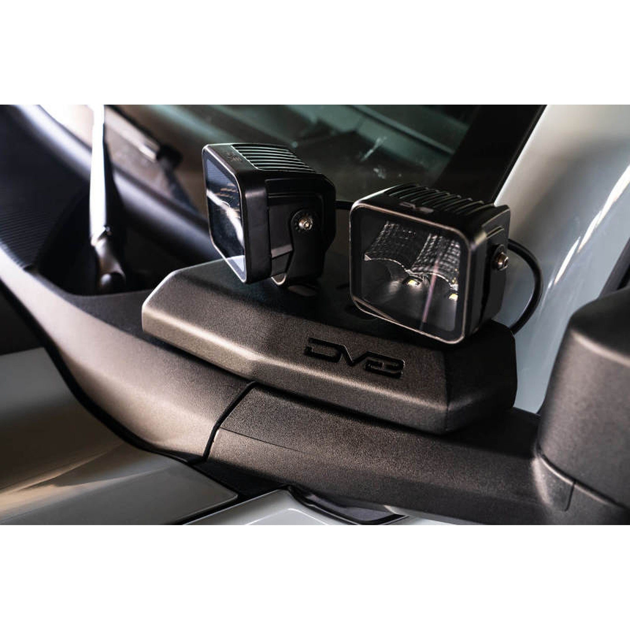 DV8 Offroad A-Pillar Pod Light Mounts for 2021+ Ford Bronco | dveLBBR-02
