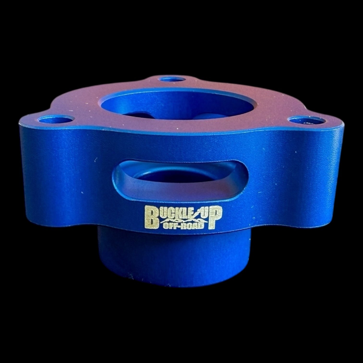 Buckle Up Off-Road Blue Blow Off Valve Spacer for Ford Bronco, Bronco Raptor, Ranger Raptor & More
