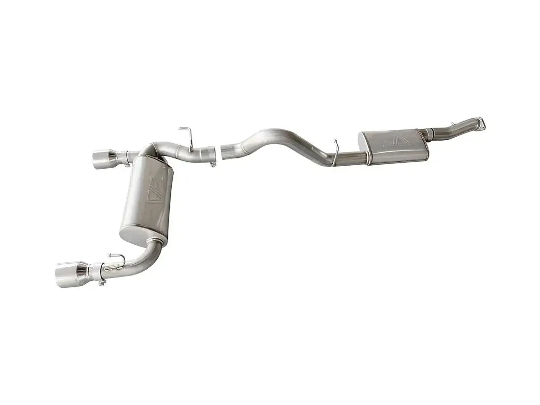 CV Fabrication Cruiser Cat-Back Exhaust (SILVER tips) for 2021-2024 Ford Bronco 2.3L & 2.7L