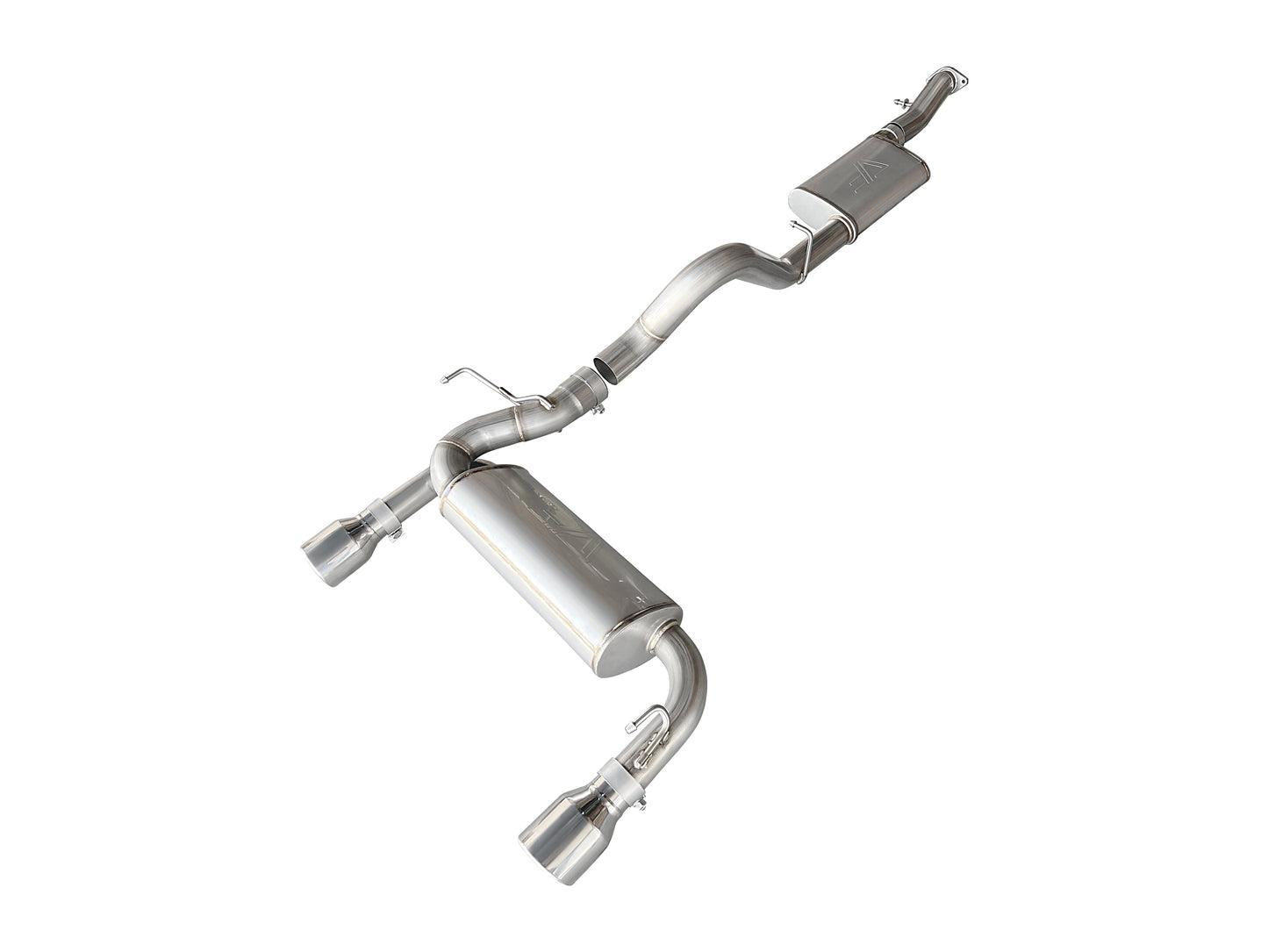 CV Fabrication Cruiser Cat-Back Exhaust (BLACK tips) for 2021-2024 Ford Bronco 2.3L & 2.7L