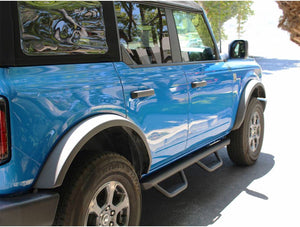 Go Rhino Dominator Xtreme D2 SideSteps Complete Kit 21-25 Ford Bronco 4dr | D224129T