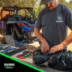 Rhino USA Heavy Duty Off-Road Tool Bag/Roll Black | RNO-TOOL-ROLL