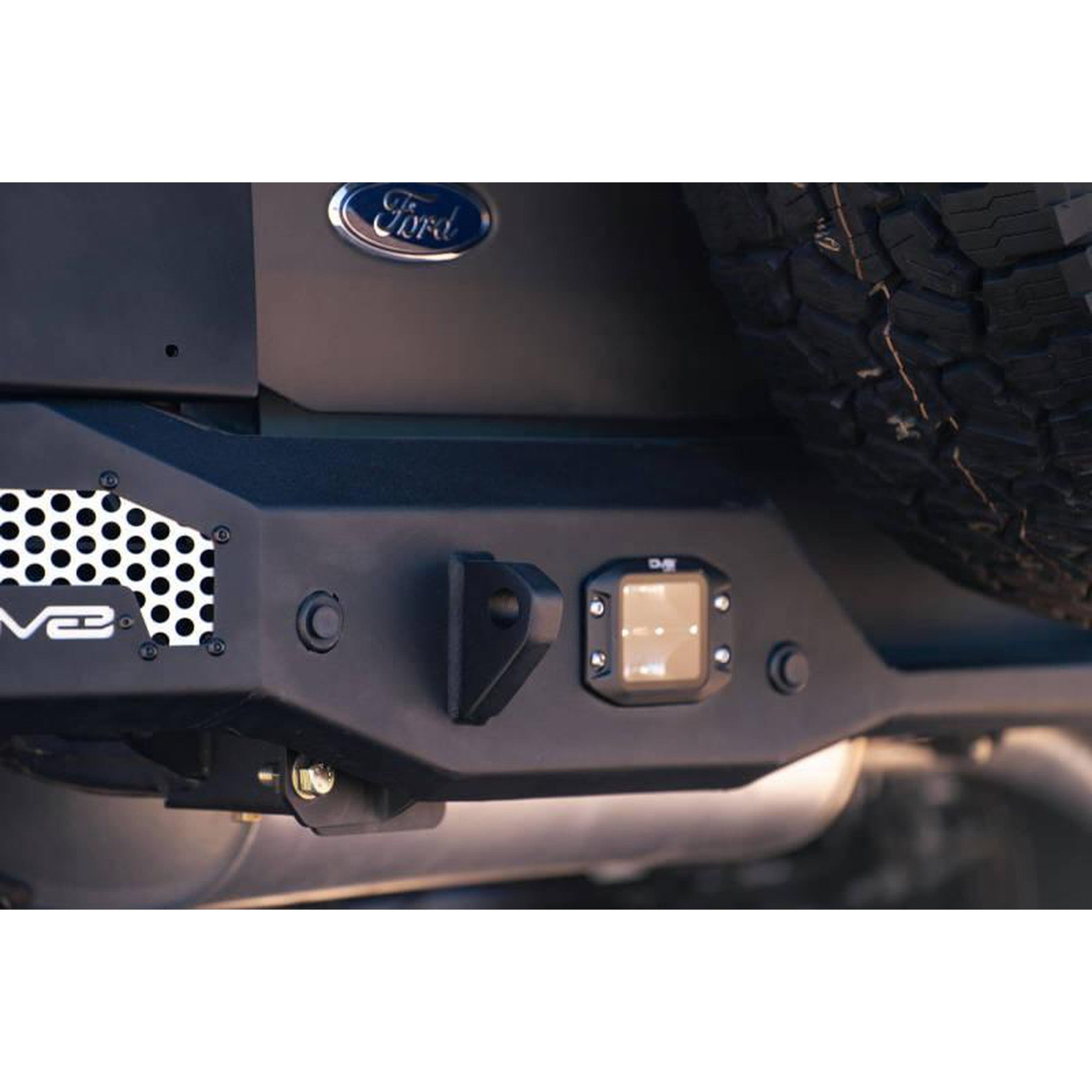 DV8 Offroad MTO Series Rear Bumper for 2021+ Ford Bronco | dveRBBR-01