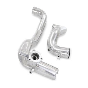 Mishimoto High-Mount Intercooler Kit, fits 2021-2024 Ford Bronco 2.3L (Black Intercooler, Polished Pipes) | MMINT-BR23-21HKBKP