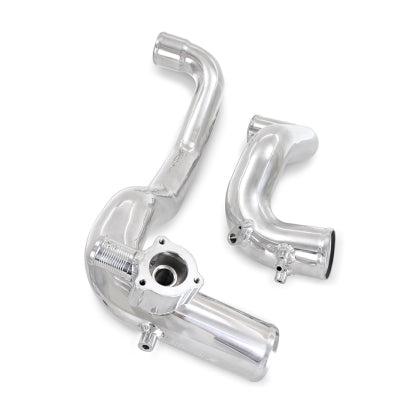 Mishimoto High-Mount Intercooler Kit, fits 2021-2024 Ford Bronco 2.3L (Black Intercooler, Polished Pipes) | MMINT-BR23-21HKBKP