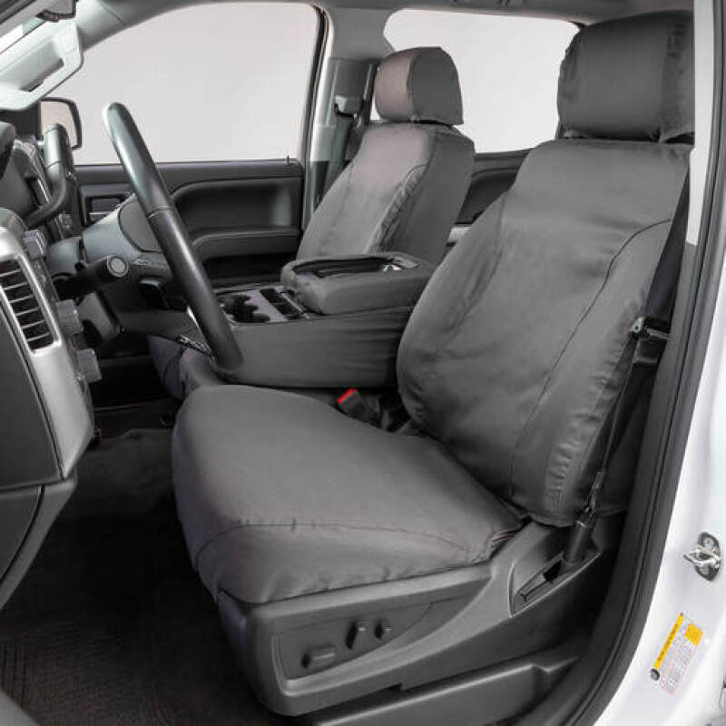 Covercraft Polycotton SeatSaver Custom Front Row Seat Covers Grey 2021-2025 Ford Bronco | SS2600PCGY
