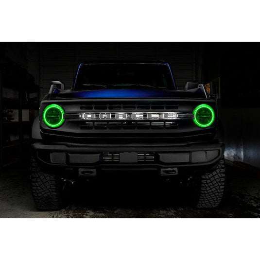 Oracle Base Headlight LED Halo Kit - ColorSHIFT - w/o Controller for 2021+ Ford Bronco