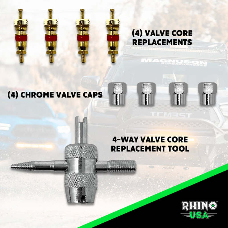 Rhino USA 60Psi Tire Deflator Gauge | DEFLATOR-GAUGE